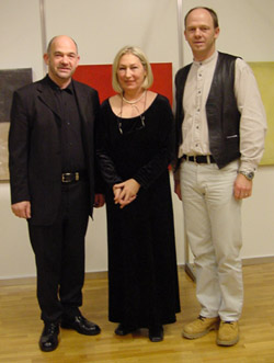 marcel biland with trudi reber and  andi biland